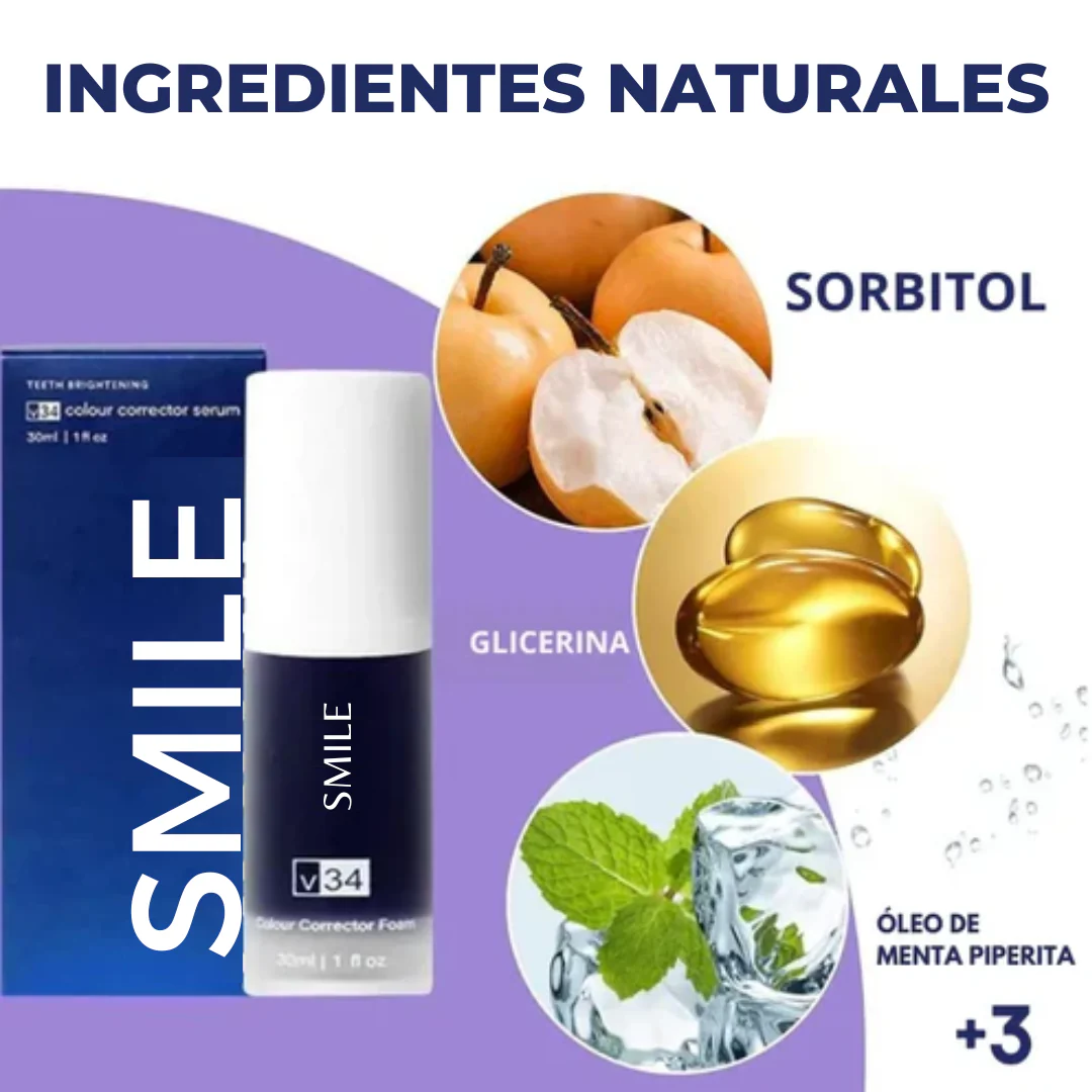 Blanqueador Dental SMILE V34 ✓ 1 + 1 Gratis