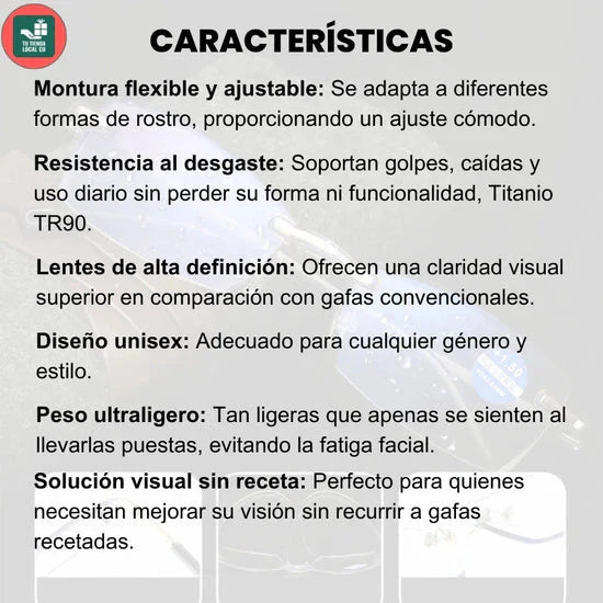GAFAS TR90 COMPRE 1 y LLEVASE 2 GAFAS + 2 ESTUCHES y PAÑO CORTESÍA 🎁