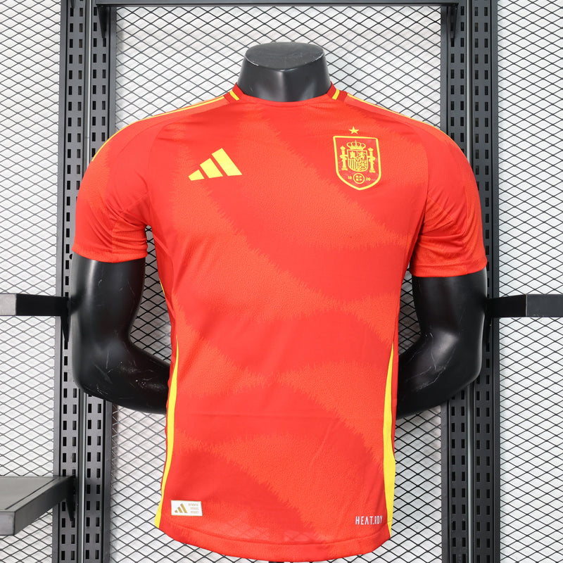 CAMISETA ESPAÑA I EURO 2024 HOMBRE (VERSIÓN JUGADOR)