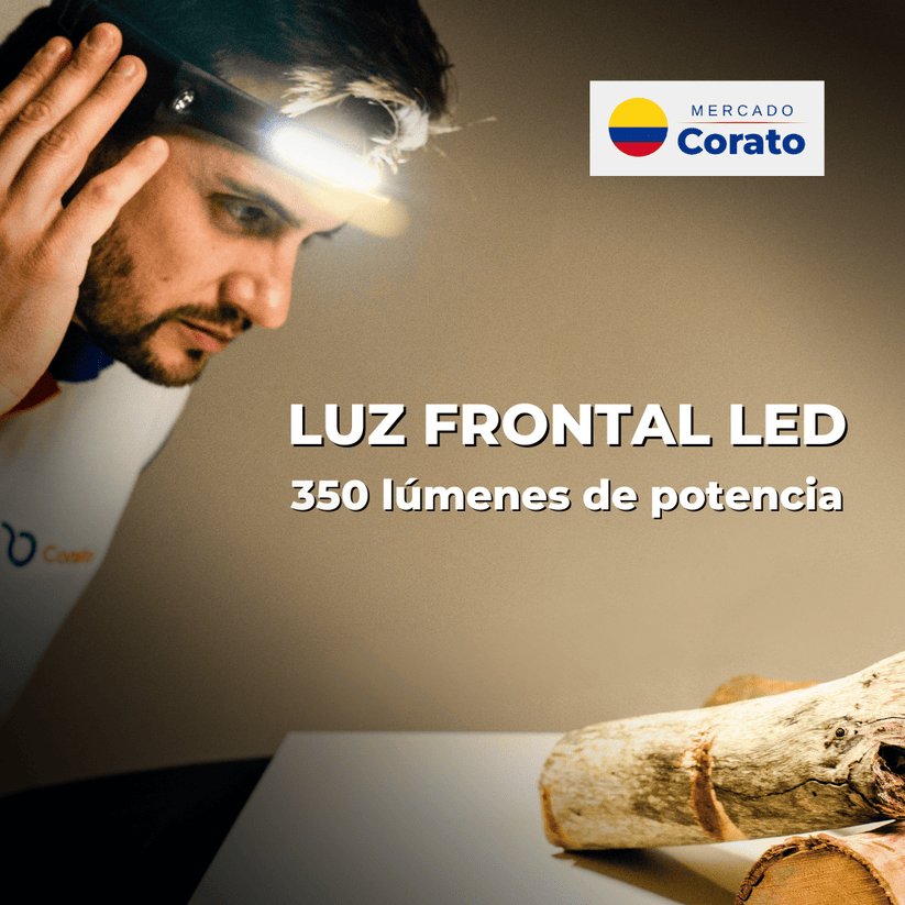 Linterna LED para cabeza - COMPRA 1 LLEVA 2