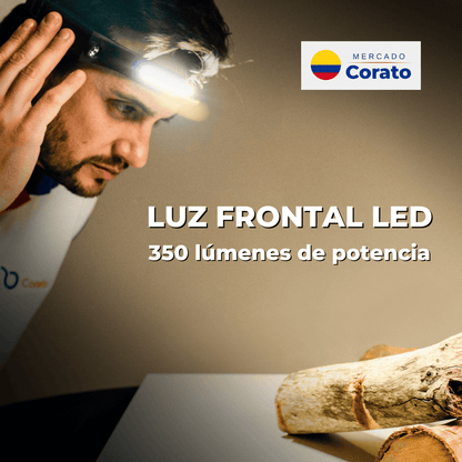 Linterna LED para cabeza - COMPRA 1 LLEVA 2