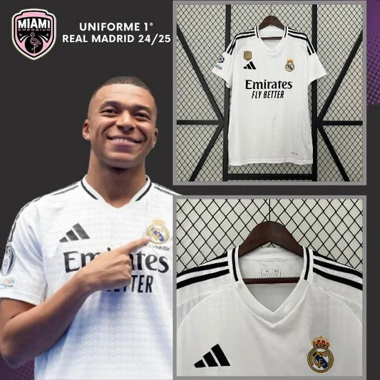 Camiseta Exclusiva Real Madrid Mbappé #9 -  24/25 ¡Con Envío Gratuito!