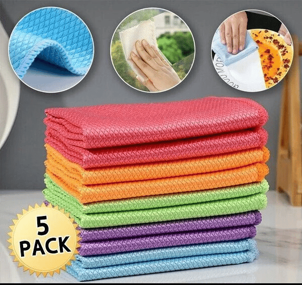 🔥Streak-Free Miracle Cleaning Cloths - Reusable