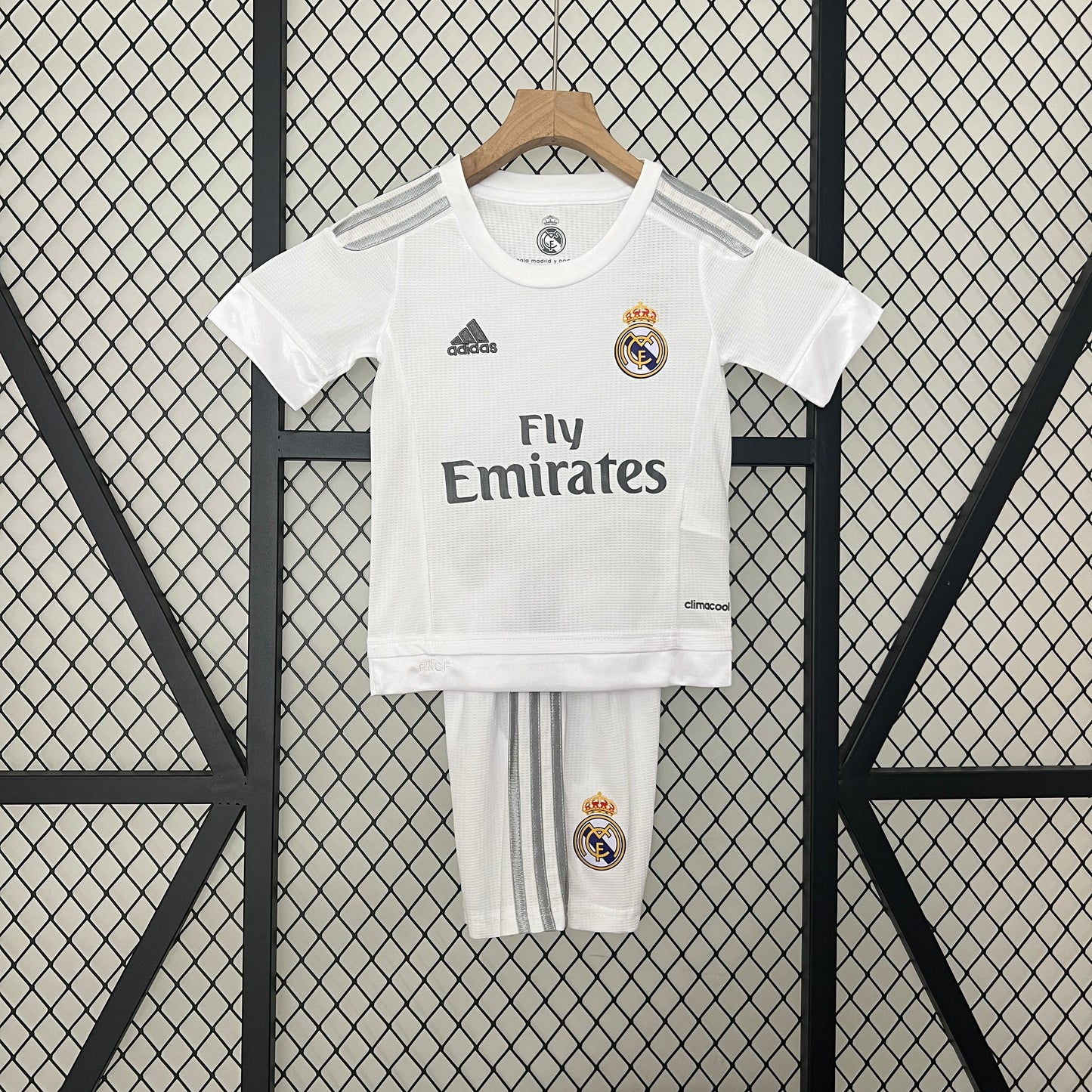 CAMISETA REAL MADRID I 15/16 CONJUNTO INFANTIL (RETRO)