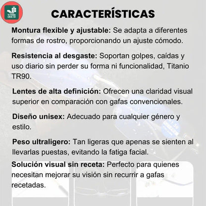 GAFAS TR90 COMPRE 1 y LLEVASE 2 GAFAS + 2 ESTUCHES y PAÑO CORTESÍA 🎁