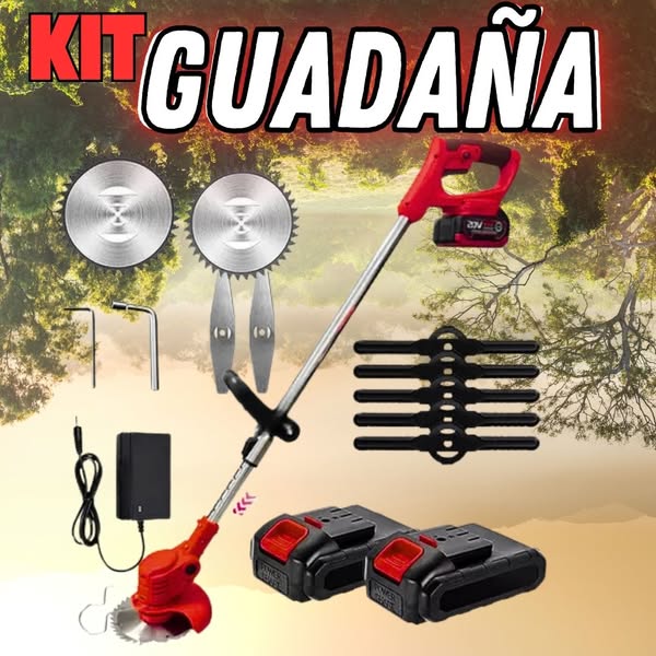 ¡Transforma tu jardín en minutos! 💥 Guadaña™ – con Batería Extra + Regalos