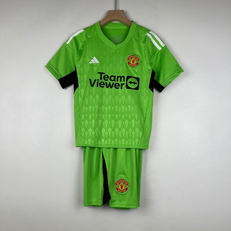 MANCHESTER UNITED GOLEIRO I 23/24 CHILDREN'S SET