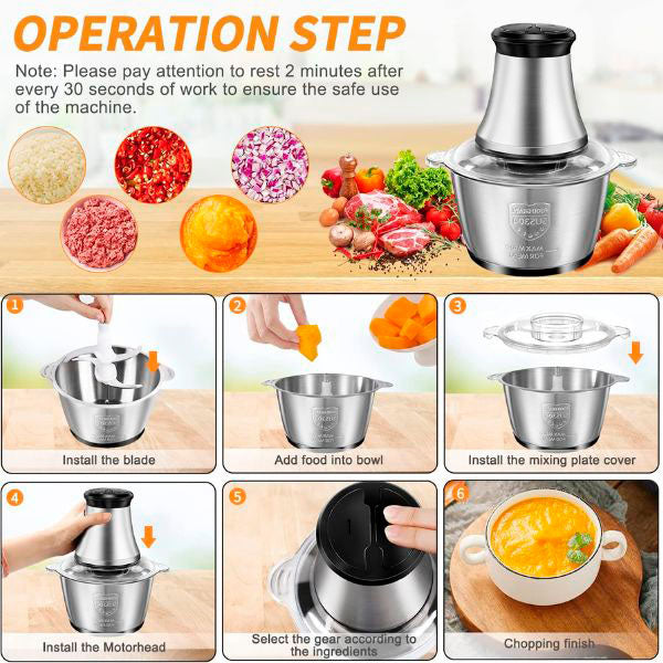 Picadora Electrica Dos Velocidades ®