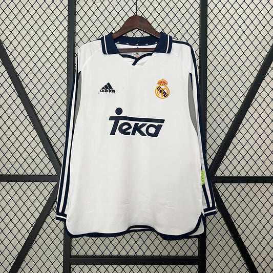 CAMISETA REAL MADRID I 00/01 HOMBRE (RETRO) MANGA LARGA