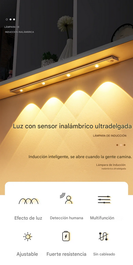 Luminaria Sensor de Movimiento, Luz Led ®